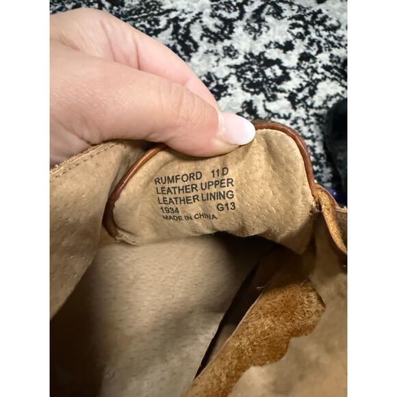 Polo Ralph Lauren Mens 11 D Rumford Brown Leather Ankle Chukka Boots - Picture 6 of 6